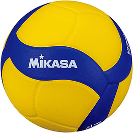 Мяч вол. утяж. MIKASA VT2000W, р 5, синт.кожа, 18 панелей, вес 2000г, клееный, сине-желтый